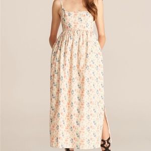NEW Rebecca Taylor Long Emma Sleeveless Floral Jacquard Dress size 6 NWT